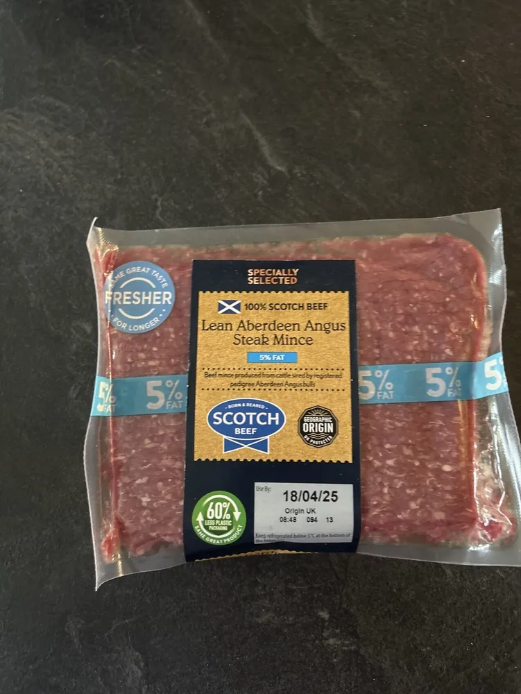 Lean Aberdeen Angus Steak Mince