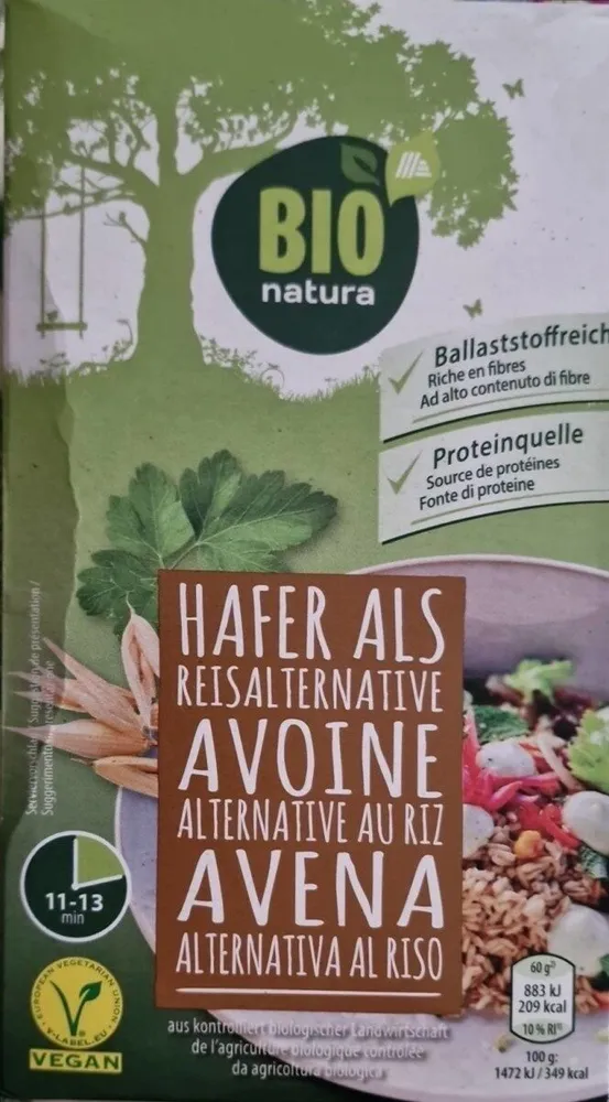 Hafer als Reisalternative
