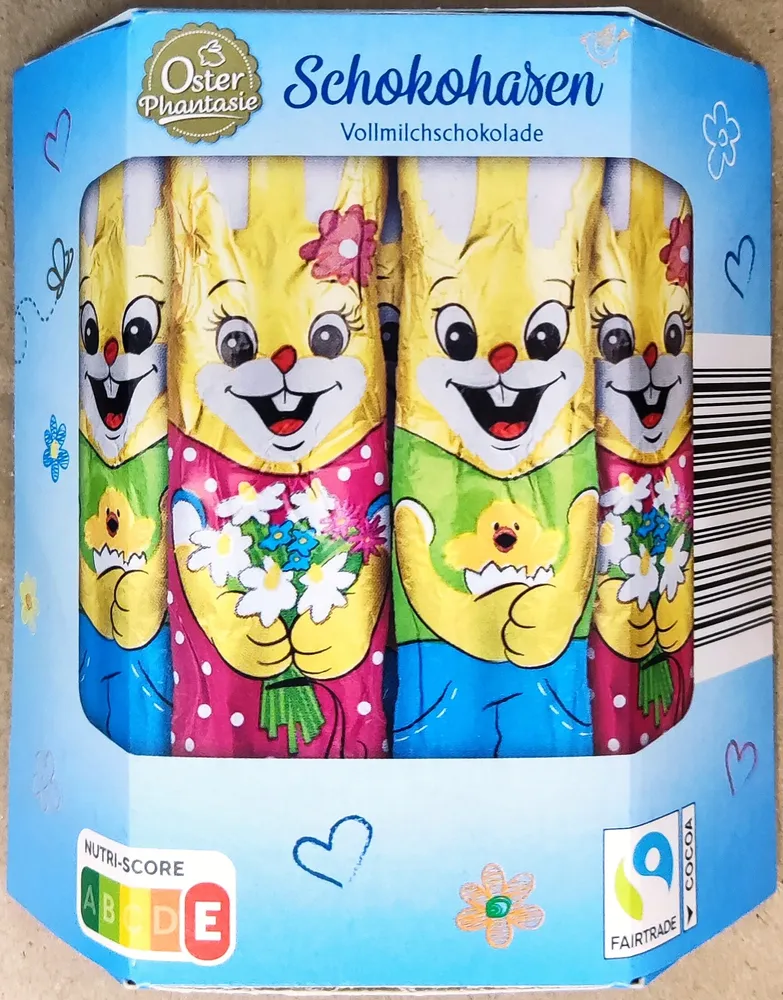Schokohasen Vollmilchschokolade
