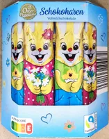 Schokohasen Vollmilchschokolade