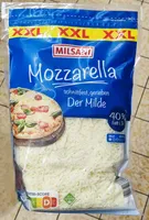 Mozzarella gerieben, der Milde XXL