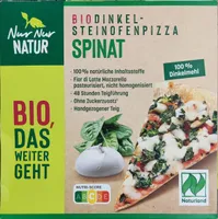 Bio-Dinkel-Steinofenpizza - Spinat