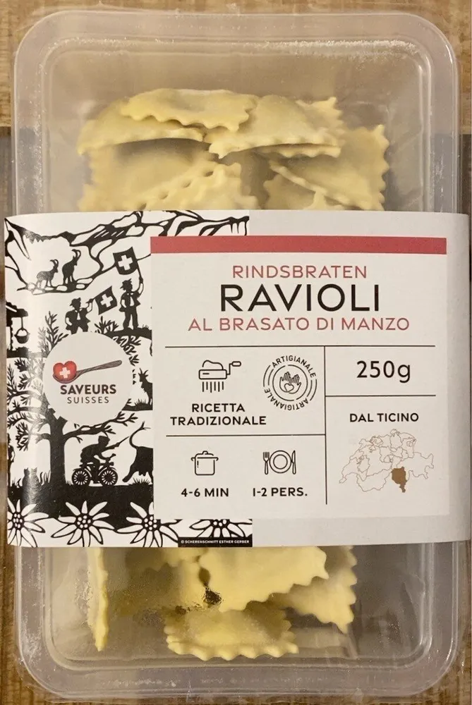 Ravioli al brasato di manzo