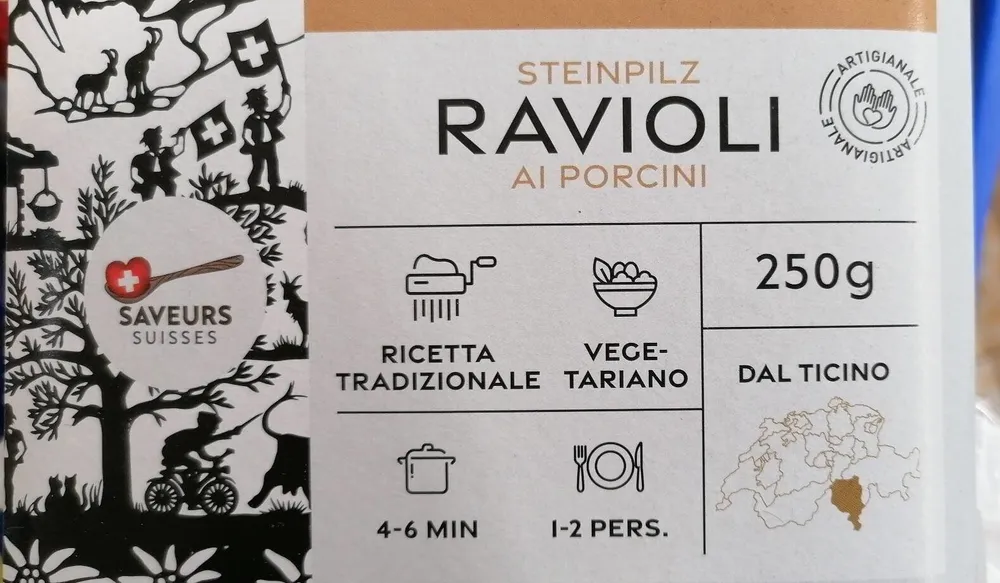 Ravioli ai porcini