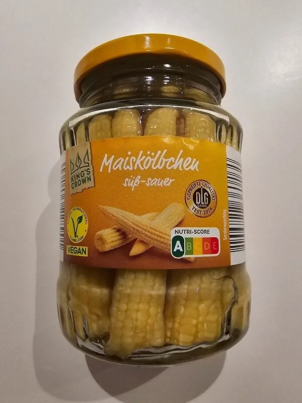 Maiskölbchen Süß Sauer