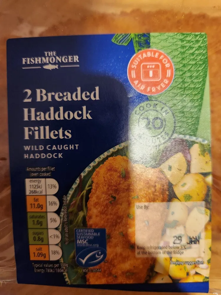 Breaded Haddock Fillets