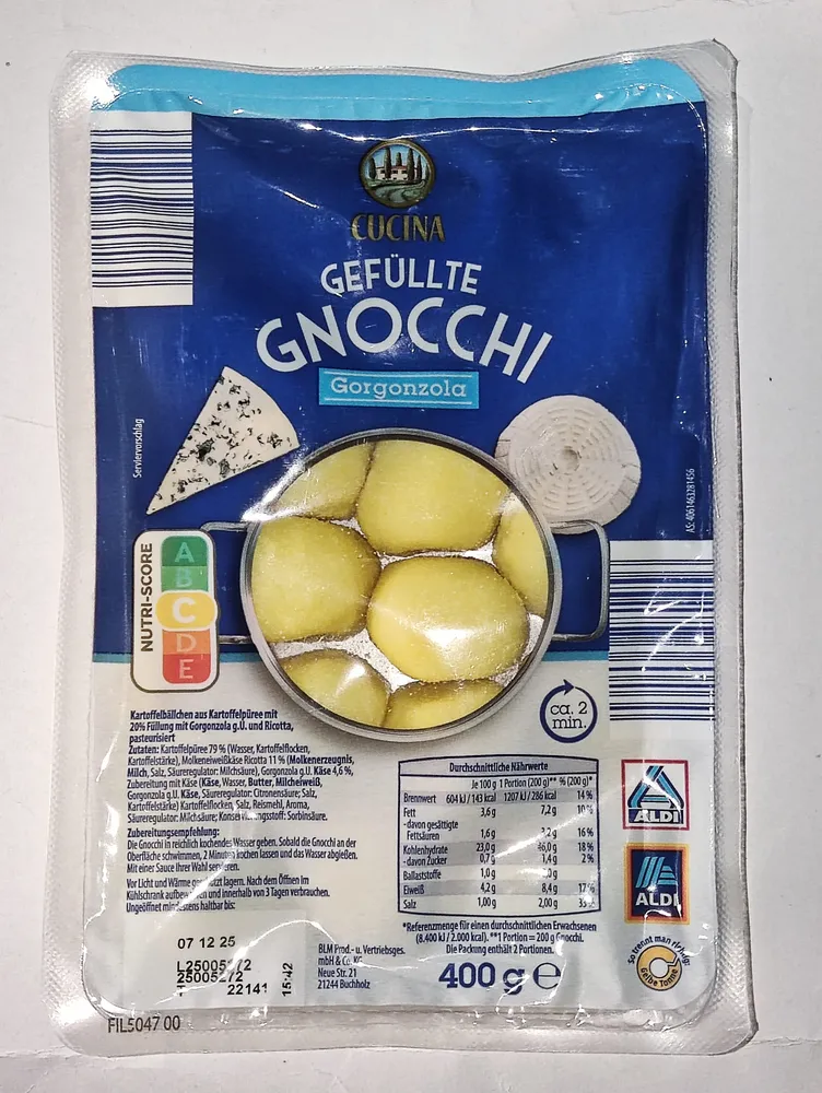 Gefüllte Gnocchi - Gorgonzola