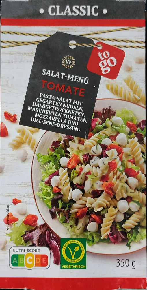 Salat-Menü - Tomate