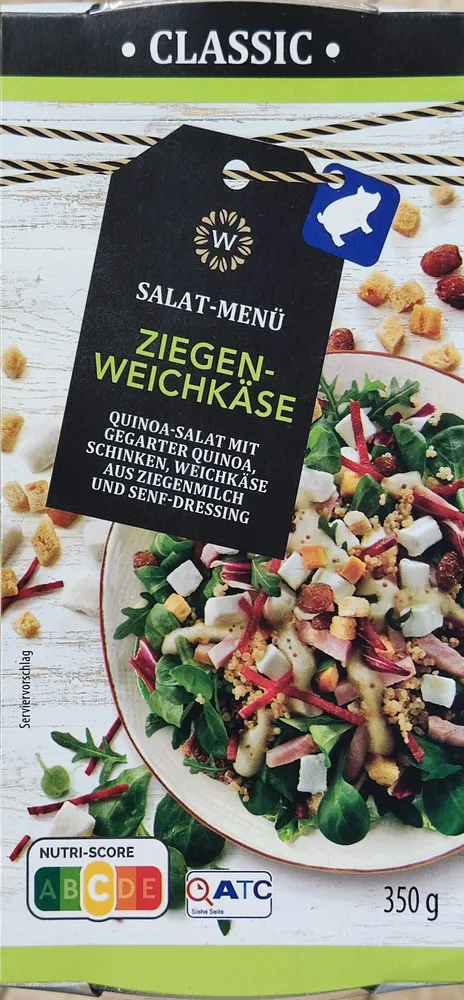 Salat-Menü Classic - Ziegenweichkäse
