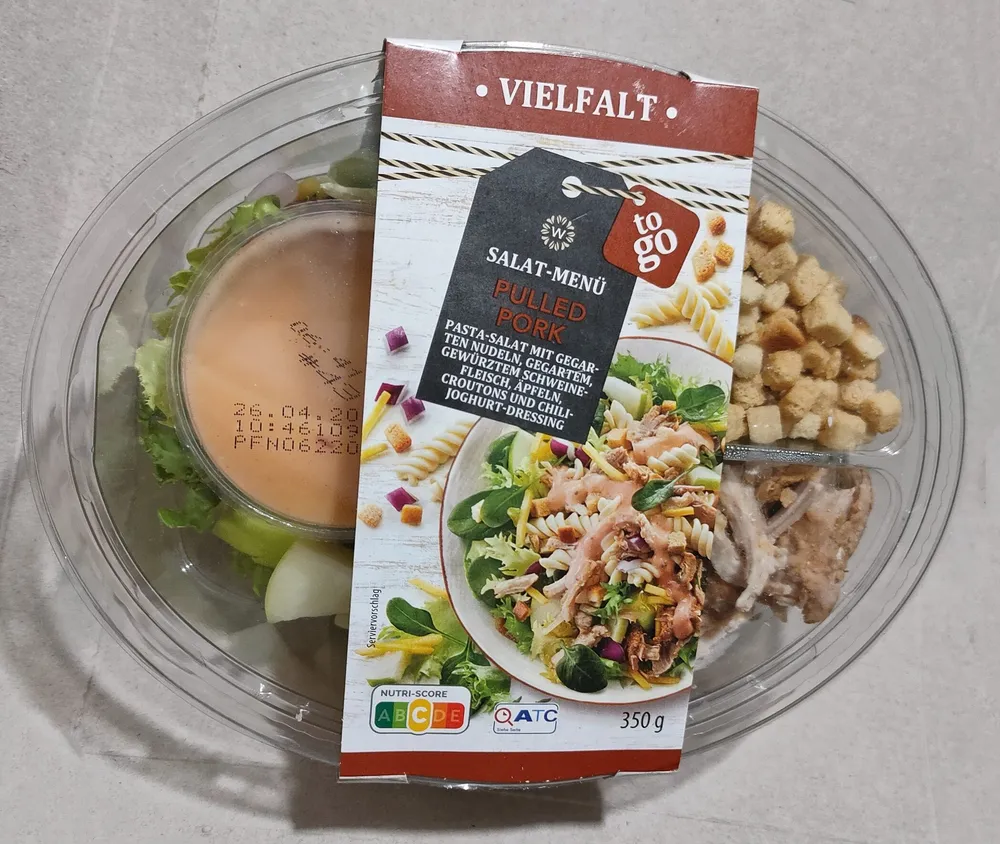 Salat-Menü - Pulled Pork