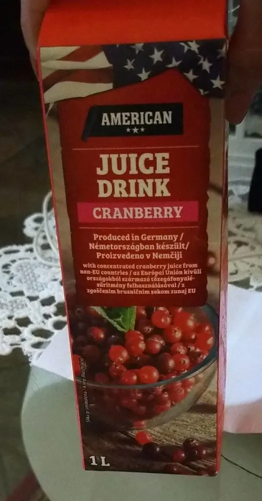 Juice drink cranberry