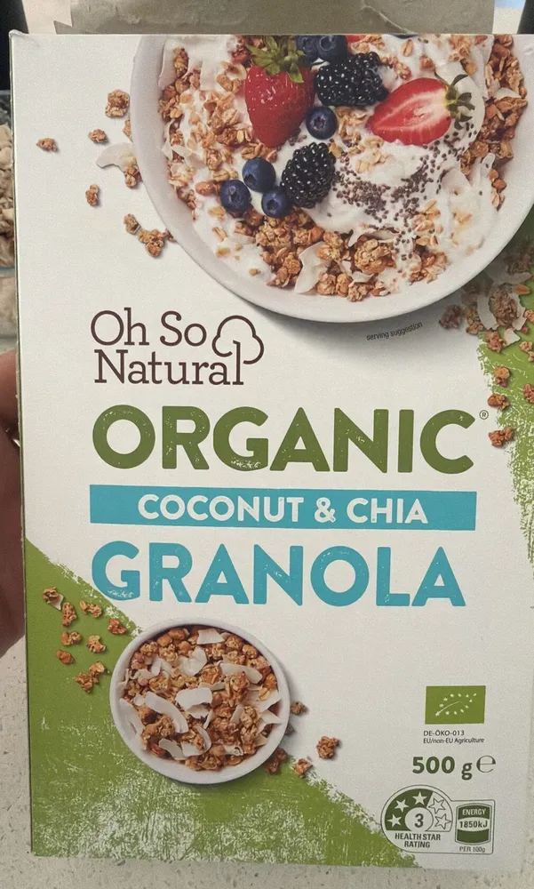 Organic Coconut & Chia Granola