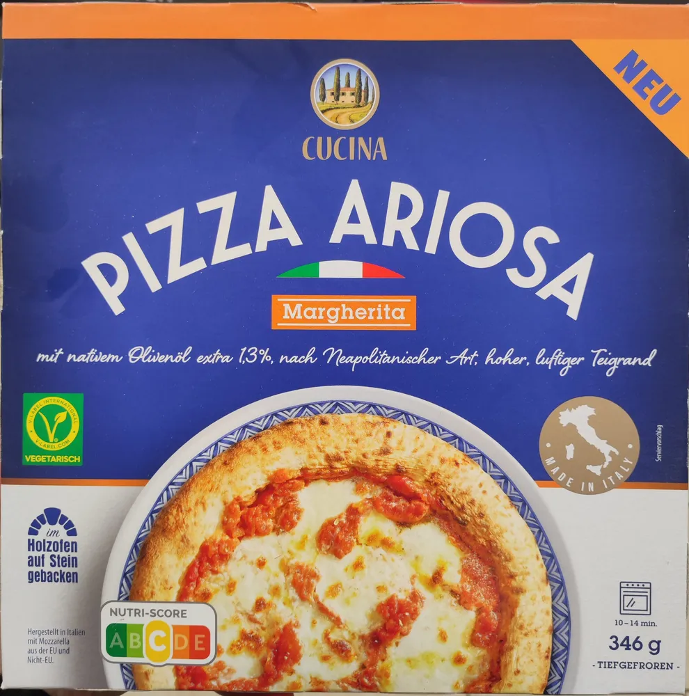 Pizza Ariosa Margherita