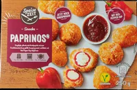 Paprinos mit Red-Pepper-Dip