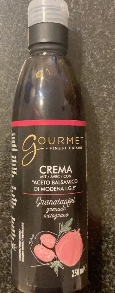 Crema avec aceto balsamico di modena grenade