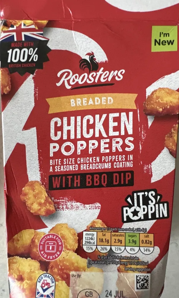 Breaded Chicken Poppers