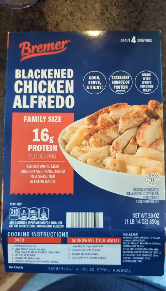 BLACKENED CHICKEN ALFREDO