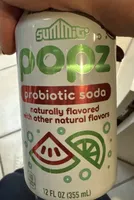 popz probiotic soda watermelon lime