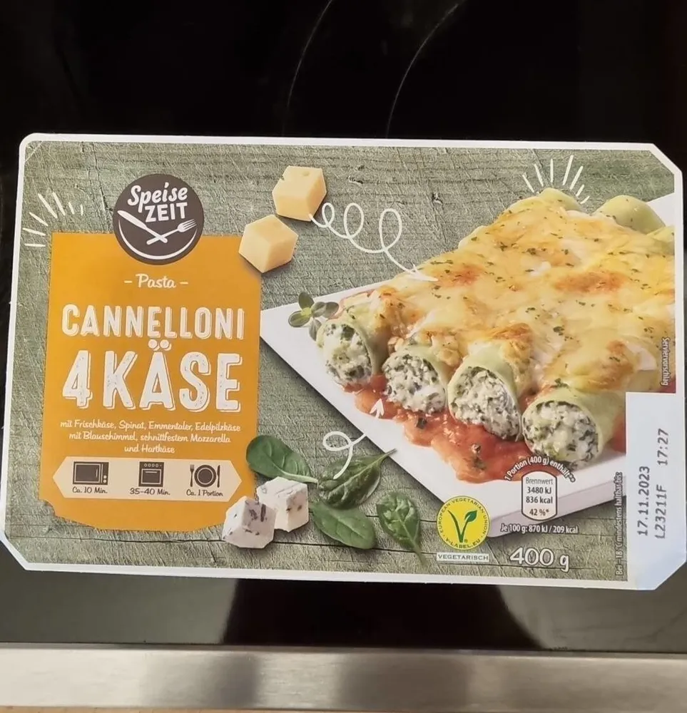 Canneloni 4 Käse