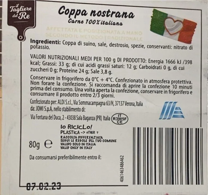 Coppa nostrana