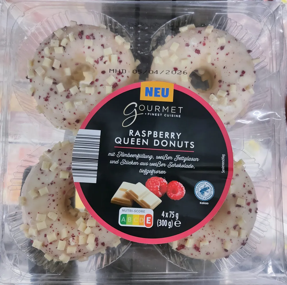 Raspberry Queen Donuts 4er-Pack