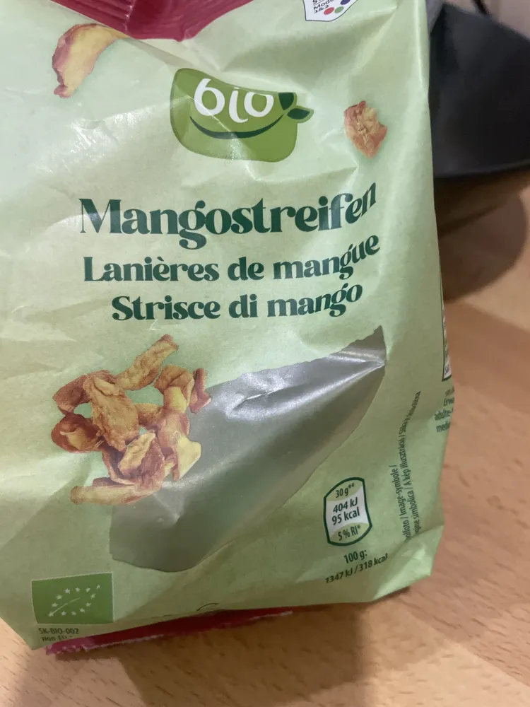 Mangostreifen / Lanières de mangue / Strisce di mango