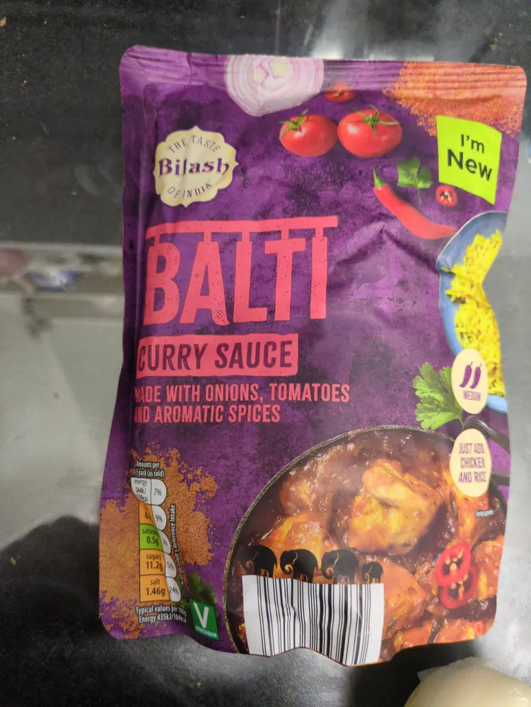 Bilash Balti Curry Saucr