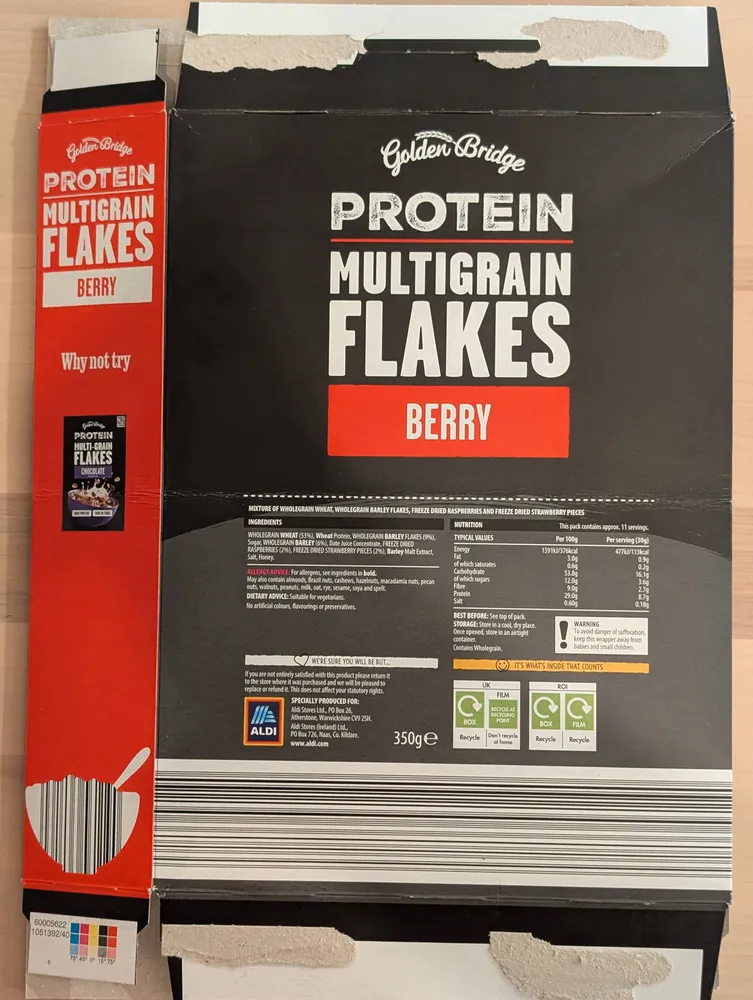 Protein Multigrain Flakes Berry