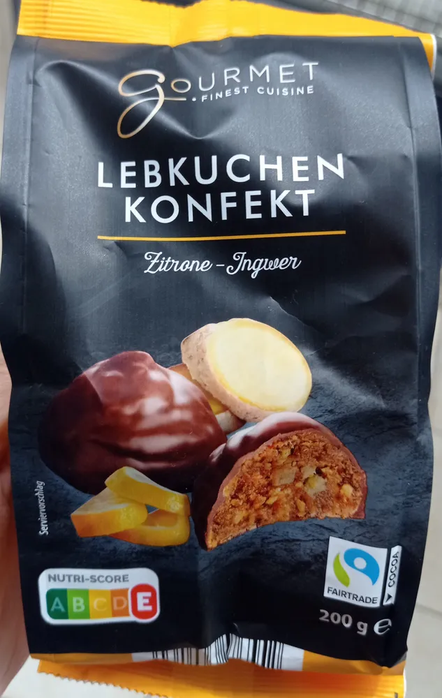 Lebkuchenkonfekt - Zitrone-Ingwer