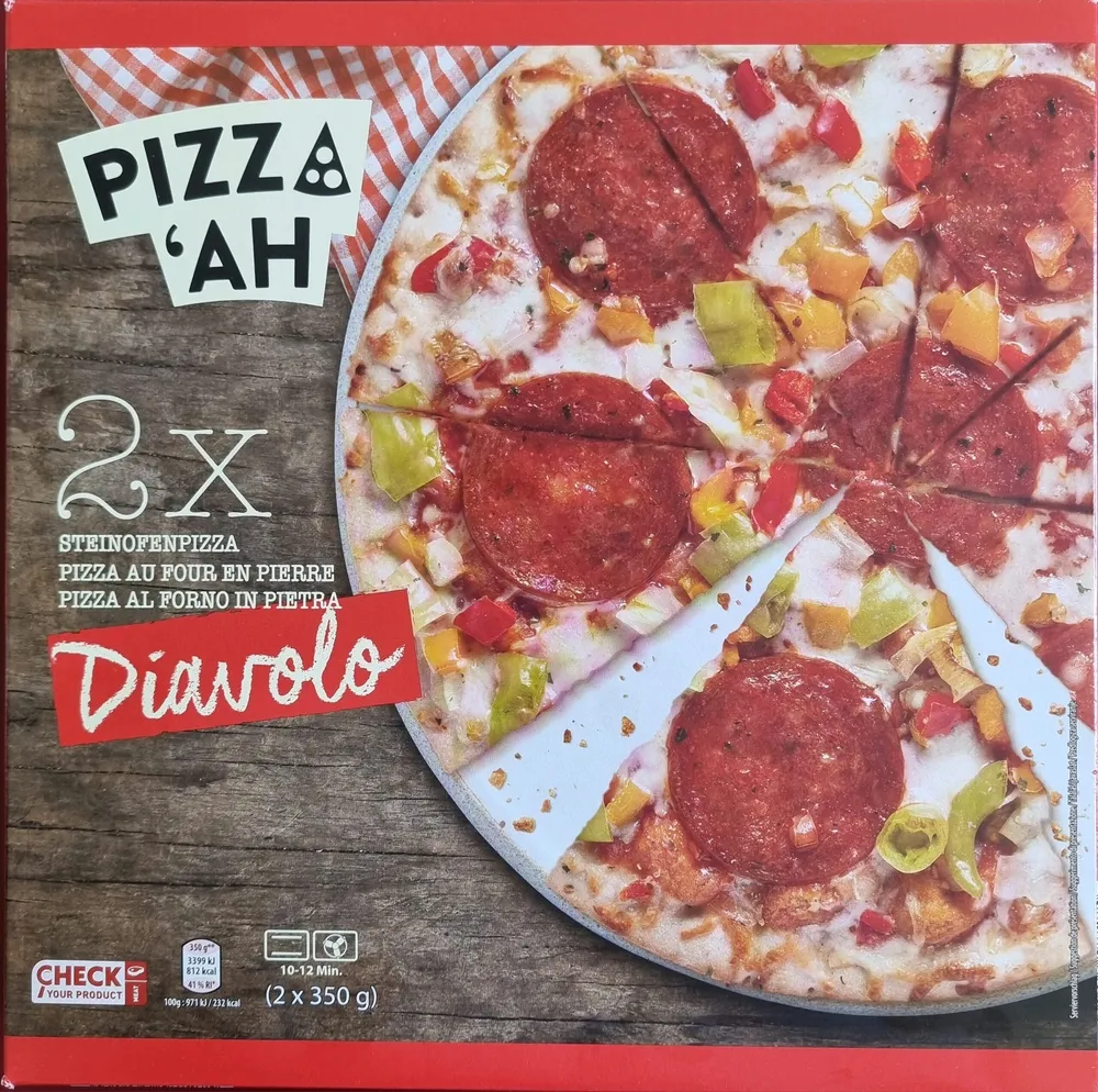 Steinofenpizza Diavola