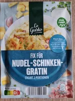 Nudel -Schinken Gratin