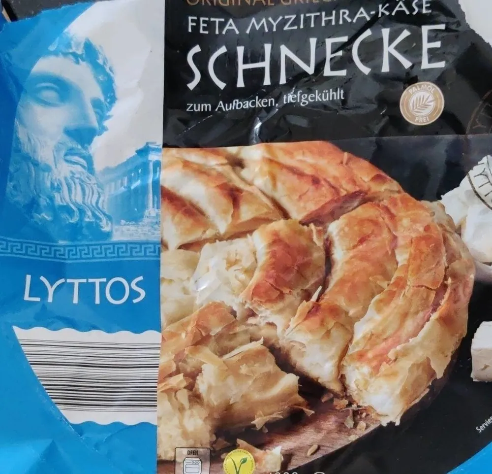 Feta myzithra-käse schnecke
