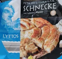 Feta myzithra-käse schnecke