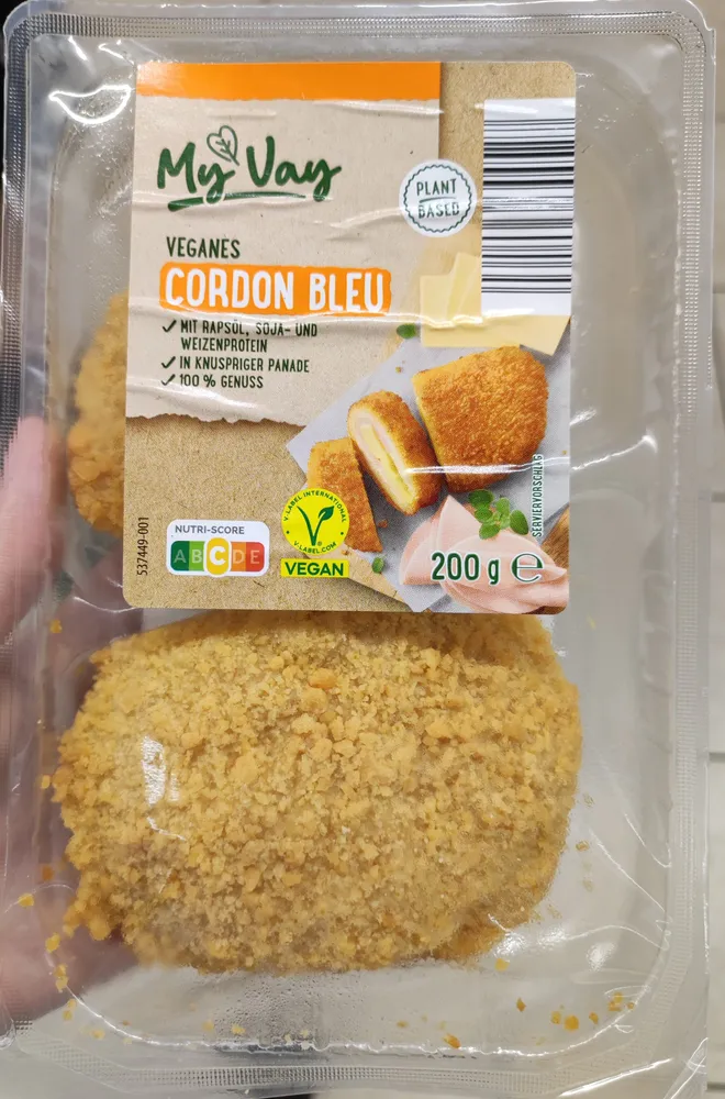 Veganes Cordon Bleu