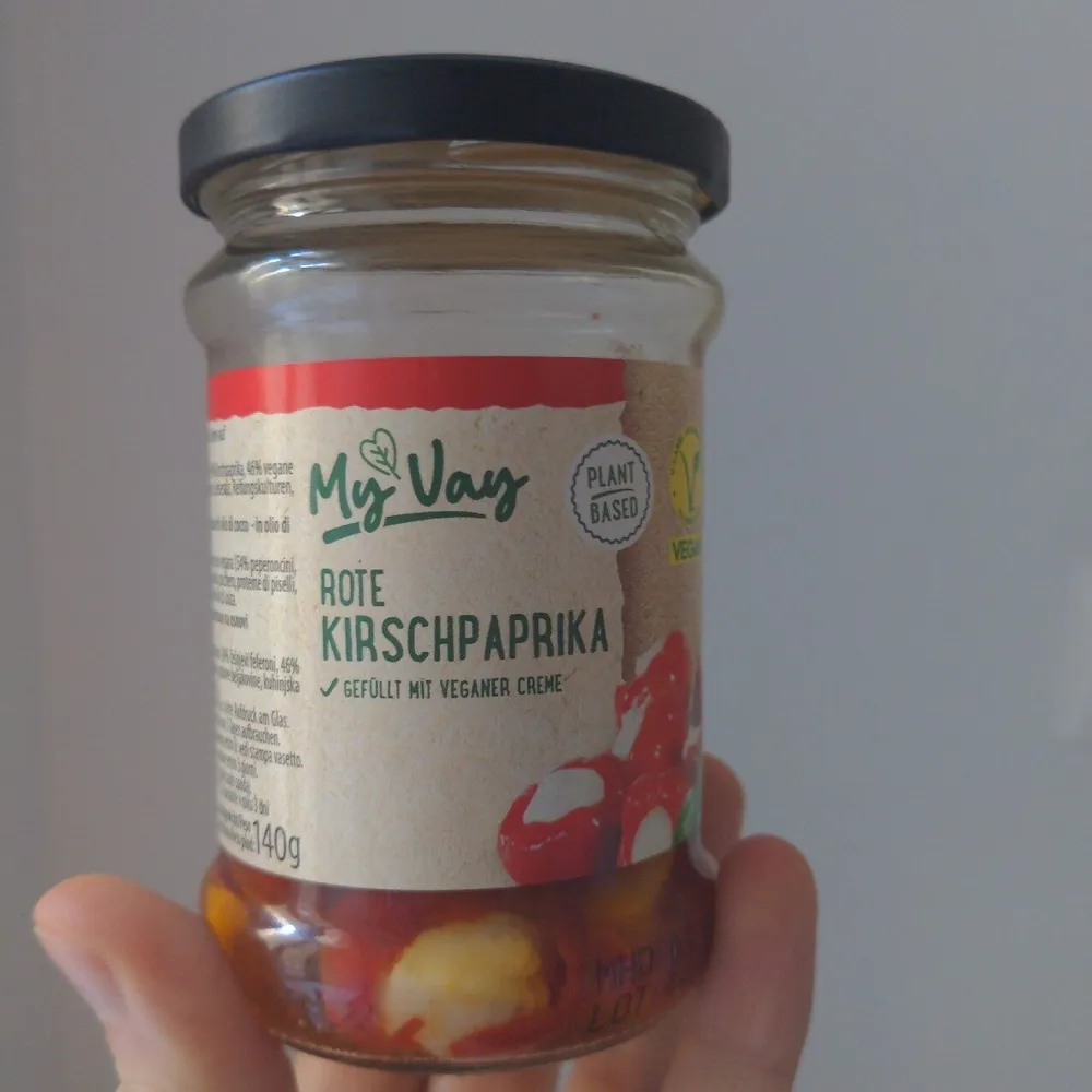 Paprika mit Frischkäse