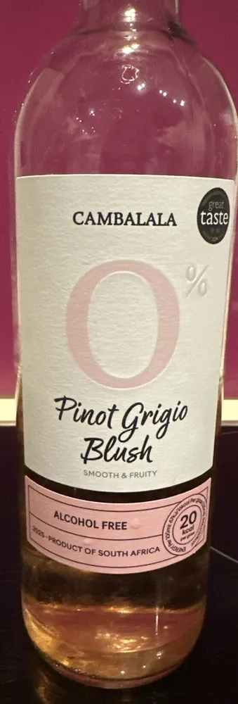Pinot Grigio Blush Alcohol Free