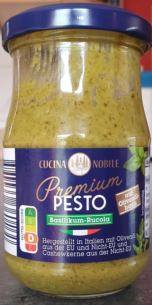 Premium-Pesto - Basilikum-Rucola