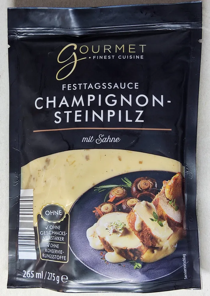 Festtagssauce - Champignon-Steinpilz