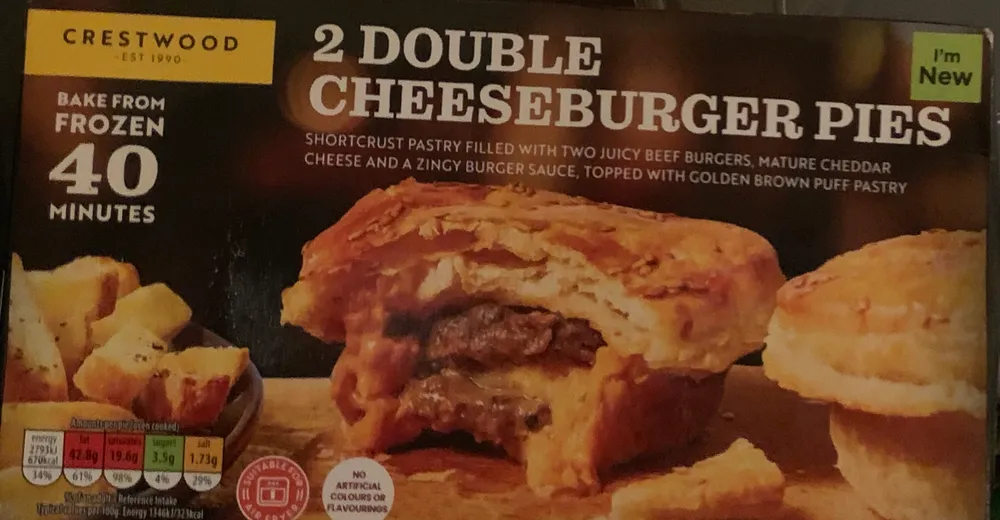 2 Double Cheeseburger Pies