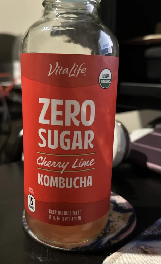 Zero sugar kombucha