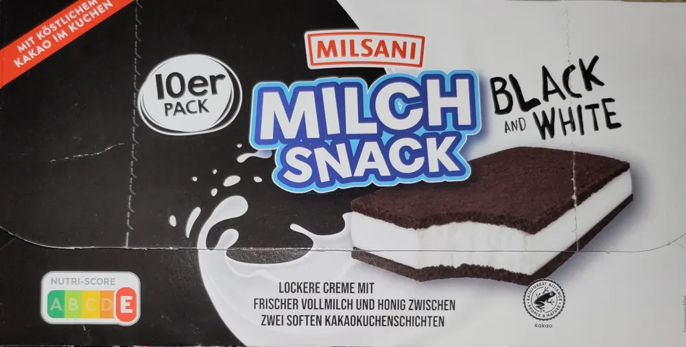 Milch Snack: Black and White