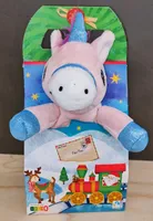 Plüschtierbox mit Schokolade - Einhorn