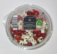 Mediterrane Antipasti - Paprika-Weißkäse-Mix