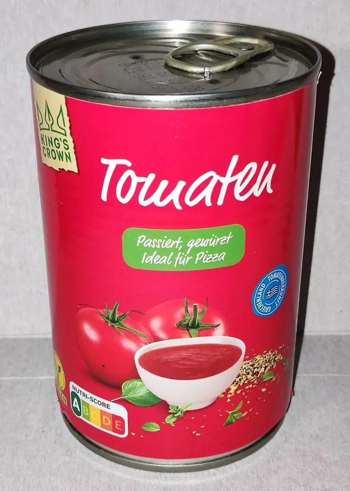 Tomaten - passiert, gewürzt