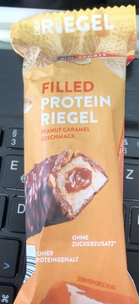 Filled Proteinriegel - Peanut-Caramel
