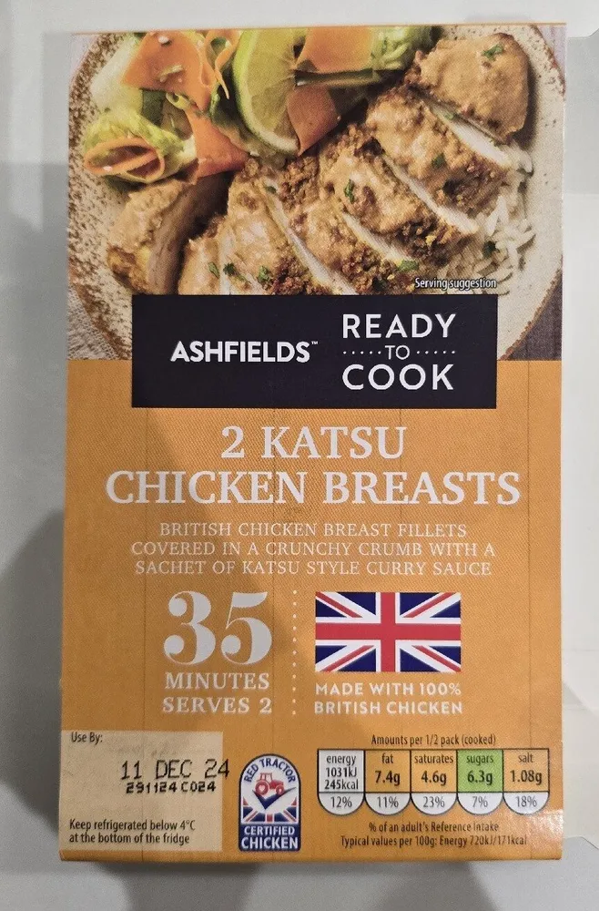 2 Katsu Chicken Breasts