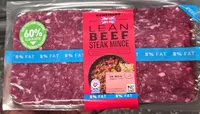 Lean beef steak mince