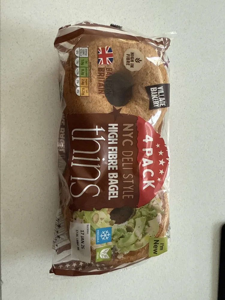 High Fibre Bagels