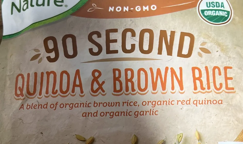 90 SECOND QUINOA & BROWN RICE