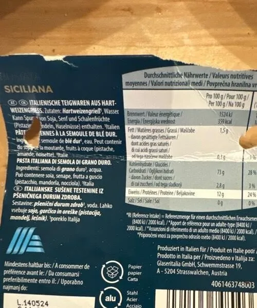 Pasta Siciliana